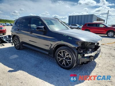 Czwarte zdjęcie samochodu z boku: 2022 BMW X3 M40I VIN:5UX83DP00N9J43247 - miniatura