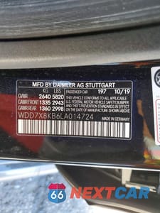 Zdjęcie 12 z 12 samochodu: 2020 MERCEDES-BENZ AMG GT VIN:WDD7X8KB6LA014724 - miniatura