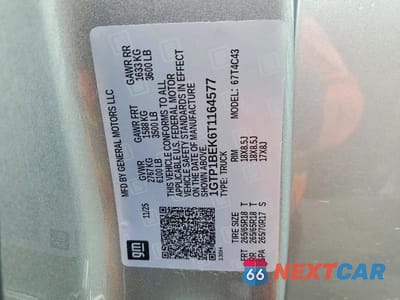 Zdjęcie 12 z 12 samochodu: 2026 GMC CANYON ELEVATION VIN:1GTP1BEK6T1164577 - miniatura