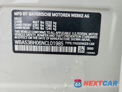Zdjęcie 12 z 12 samochodu: 2022 BMW 530 I VIN:WBA53BH06NCL01985 - miniatura