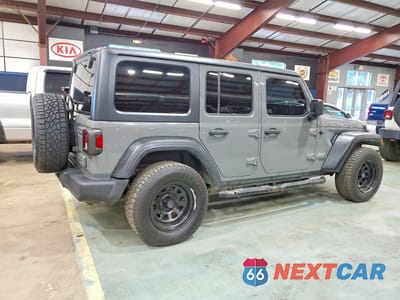 Trzecie zdjęcie samochodu z tyłu: 2020 JEEP WRANGLER UNLIMITED SPORT VIN:1C4HJXDG9LW105945 - miniatura