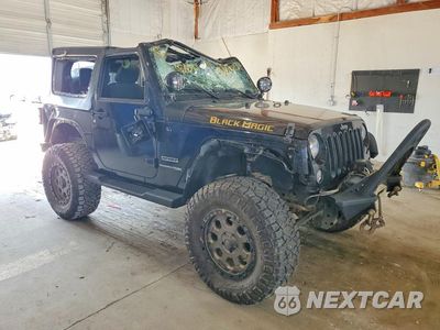 Czwarte zdjęcie samochodu z boku: 2018 JEEP WRANGLER SPORT VIN:1C4AJWAG5JL828027 - miniatura