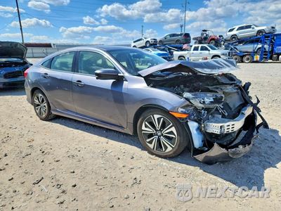 Czwarte zdjęcie samochodu z boku: 2018 HONDA CIVIC EXL VIN:JHMFC1F71JX026433 - miniatura