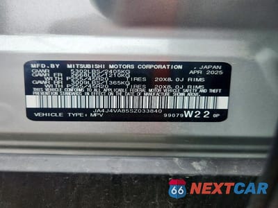 Zdjęcie 13 z 13 samochodu: 2025 MITSUBISHI OUTLANDER SE VIN:JA4J4VA85SZ033840 - miniatura