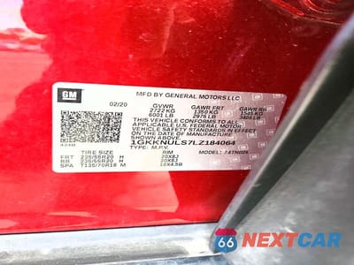Zdjęcie 12 z 12 samochodu: 2020 GMC ACADIA SLT VIN:1GKKNULS7LZ184064 - miniatura