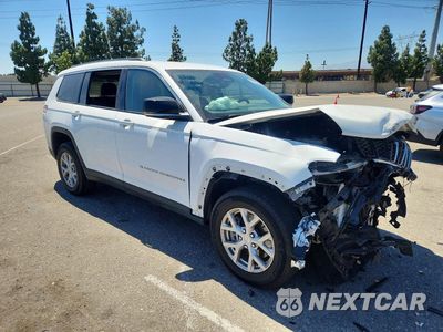 Czwarte zdjęcie samochodu z boku: 2023 JEEP GRAND CHEROKEE L LIMITED VIN:1C4RJJBG4P8843845 - miniatura