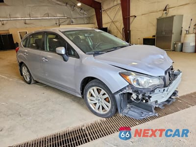 Czwarte zdjęcie samochodu z boku: 2015 SUBARU IMPREZA PREMIUM VIN:JF1GPAC60F8220951 - miniatura