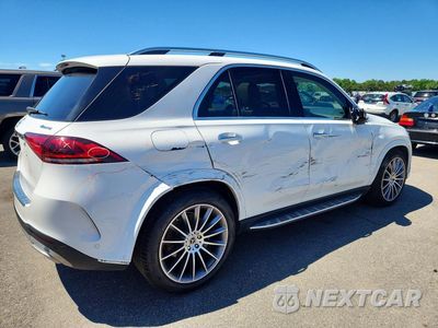 Trzecie zdjęcie samochodu z tyłu: 2022 MERCEDES-BENZ GLE 450 4MATIC VIN:4JGFB5KB1NA651358 - miniatura