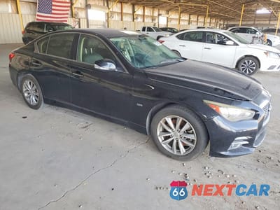 Czwarte zdjęcie samochodu z boku: 2016 INFINITI Q50 2.0T VIN:JN1CV7AP0GM200272 - miniatura