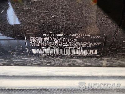 Zdjęcie 12 z 12 samochodu: 2022 SUBARU WRX PREMIUM VIN:JF1VBAF62N9005341 - miniatura