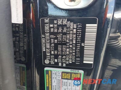 Zdjęcie 13 z 13 samochodu: 2017 KIA SORENTO EX VIN:5XYPH4A13HG258797 - miniatura