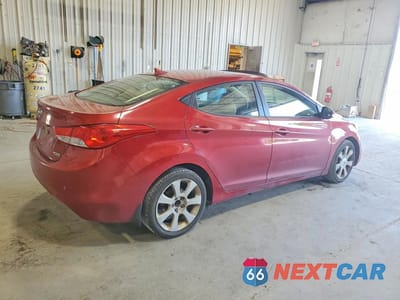 Trzecie zdjęcie samochodu z tyłu: 2012 HYUNDAI ELANTRA LIMITED VIN:KMHDH4AE2CU391480 - miniatura
