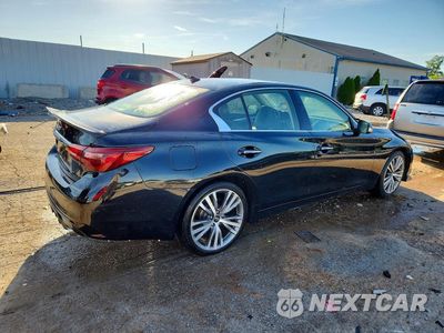 Trzecie zdjęcie samochodu z tyłu: 2018 INFINITI Q50 3.0T LUXE VIN:JN1EV7AR5JM439978 - miniatura