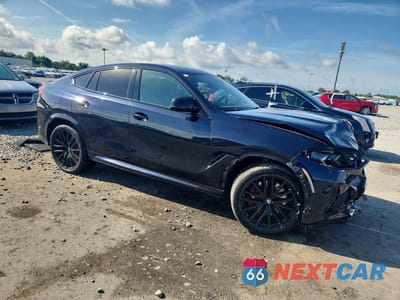 Czwarte zdjęcie samochodu z boku: 2024 BMW X6 M60I VIN:5UX43EX06R9U78703 - miniatura
