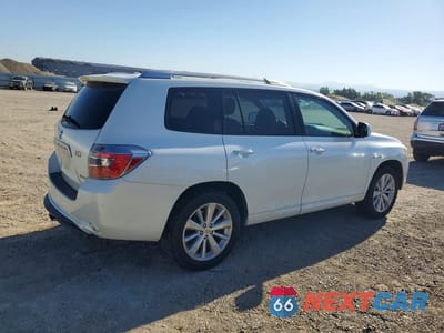 Trzecie zdjęcie samochodu z tyłu: 2010 TOYOTA HIGHLANDER HYBRID LIMITED VIN:JTEJW3EH6A2043228 - miniatura