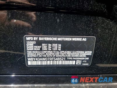 Zdjęcie 12 z 12 samochodu: 2024 BMW I4 EDRIVE 35 VIN:WBY43AW07RFS48521 - miniatura