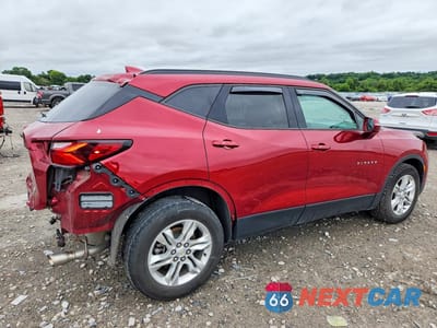 Trzecie zdjęcie samochodu z tyłu: 2020 CHEVROLET BLAZER 2LT VIN:3GNKBHRS2LS569720 - miniatura