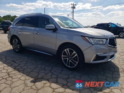 Czwarte zdjęcie samochodu z boku: 2017 ACURA MDX ADVANCE VIN:5FRYD4H84HB026833 - miniatura