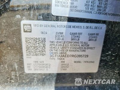 Zdjęcie 12 z 12 samochodu: 2024 GMC SIERRA K1500 VIN:3GTUUAED7RG395729 - miniatura