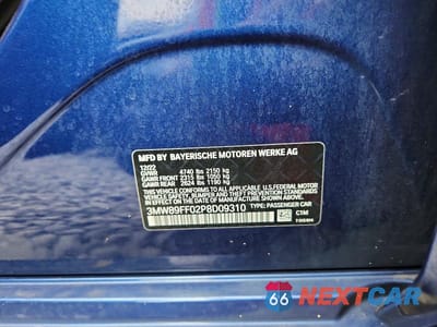 Zdjęcie 12 z 12 samochodu: 2023 BMW 330XI VIN:3MW89FF02P8D09310 - miniatura