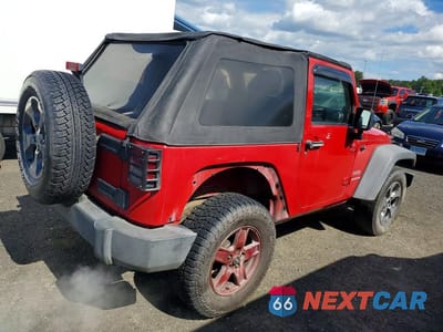 Trzecie zdjęcie samochodu z tyłu: 2012 JEEP WRANGLER SPORT VIN:1C4AJWAG4CL101710 - miniatura