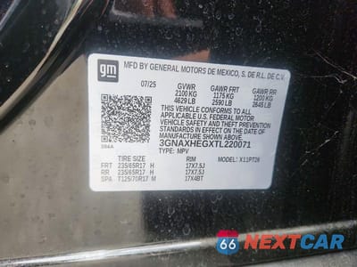 Zdjęcie 14 z 14 samochodu: 2026 CHEVROLET EQUINOX LT VIN:3GNAXHEGXTL220071 - miniatura