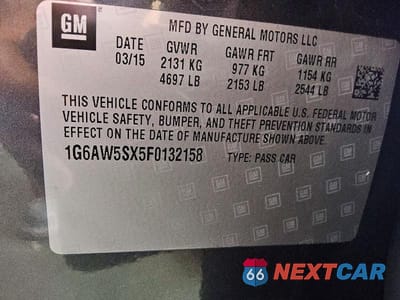 Zdjęcie 12 z 12 samochodu: 2015 CADILLAC CTS VIN:1G6AW5SX5F0132158 - miniatura