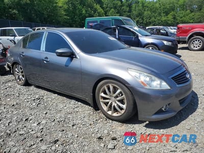 Czwarte zdjęcie samochodu z boku: 2013 INFINITI G37 SEDAN X VIN:JN1CV6AR4DM767804 - miniatura