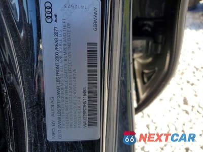 Zdjęcie 13 z 13 samochodu: 2017 AUDI A7 VIN:WAU22BFC3HN115493 - miniatura