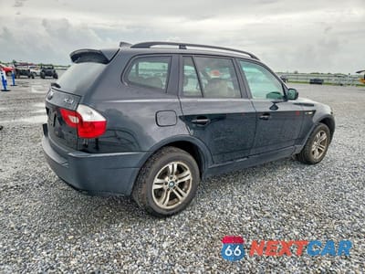 Trzecie zdjęcie samochodu z tyłu: 2005 BMW X3 3.0I VIN:WBXPA93465WD14549 - miniatura