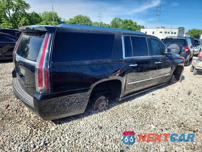 Trzecie zdjęcie samochodu z tyłu: 2017 CADILLAC ESCALADE ESV PREMIUM LUXURY VIN:1GYS4JKJ7HR230080 - miniatura