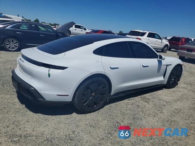 Trzecie zdjęcie samochodu z tyłu: 2022 PORSCHE TAYCAN GTS VIN:WP0AD2Y12NSA59423 - miniatura