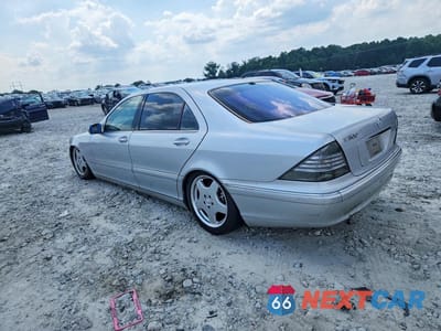 Drugie zdjęcie samochodu z przodu: 2002 MERCEDES-BENZ S 500 VIN:WDBNG75J12A314554 - miniatura