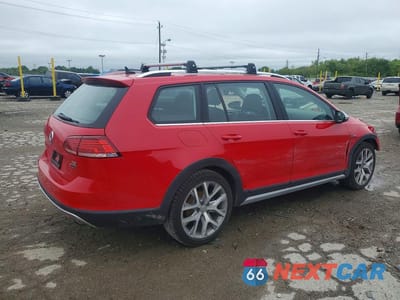 Trzecie zdjęcie samochodu z tyłu: 2018 VOLKSWAGEN GOLF ALLTRACK S VIN:3VWH17AUXJM754528 - miniatura
