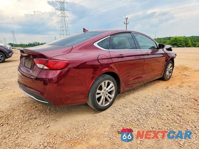 Trzecie zdjęcie samochodu z tyłu: 2016 CHRYSLER 200 LIMITED VIN:1C3CCCAB6GN191236 - miniatura