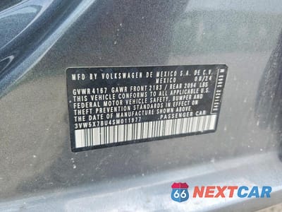 Zdjęcie 12 z 12 samochodu: 2025 VOLKSWAGEN JETTA S VIN:3VW5X7BU4SM011977 - miniatura