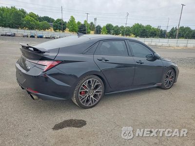 Trzecie zdjęcie samochodu z tyłu: 2022 HYUNDAI ELANTRA N BASE VIN:KMHLW4AK2NU002296 - miniatura