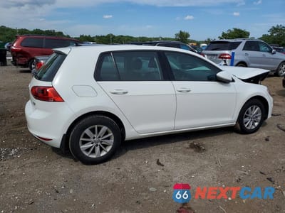 Trzecie zdjęcie samochodu z tyłu: 2016 VOLKSWAGEN GOLF S/SE VIN:3VW217AU1GM037224 - miniatura