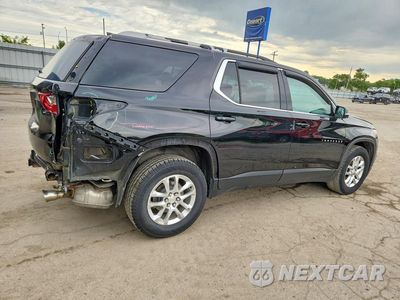 Trzecie zdjęcie samochodu z tyłu: 2018 CHEVROLET TRAVERSE LT VIN:1GNERGKW1JJ103811 - miniatura