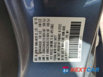 Zdjęcie 12 z 12 samochodu: 2005 HONDA CR-V SE VIN:JHLRD78955C060923 - miniatura