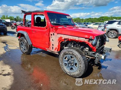 Czwarte zdjęcie samochodu z boku: 2019 JEEP WRANGLER SPORT VIN:1C4GJXAG1KW570783 - miniatura