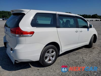 Trzecie zdjęcie samochodu z tyłu: 2014 TOYOTA SIENNA L 7-PASSENGER VIN:5TDZK3DC3ES450849 - miniatura