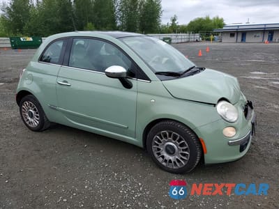 Czwarte zdjęcie samochodu z boku: 2012 FIAT 500 LOUNGE VIN:3C3CFFCR7CT145122 - miniatura