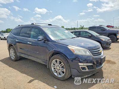 Czwarte zdjęcie samochodu z boku: 2015 CHEVROLET TRAVERSE LT VIN:1GNKVGKD9FJ362230 - miniatura