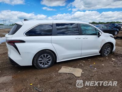 Trzecie zdjęcie samochodu z tyłu: 2023 TOYOTA SIENNA VIN:5TDKRKECXPS162044 - miniatura