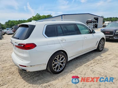 Trzecie zdjęcie samochodu z tyłu: 2019 BMW X7 XDRIVE50I VIN:5UXCX4C55KLS38272 - miniatura