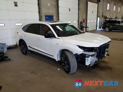 Czwarte zdjęcie samochodu z boku: 2024 ACURA MDX A-SPEC VIN:5J8YE1H05RL003214 - miniatura