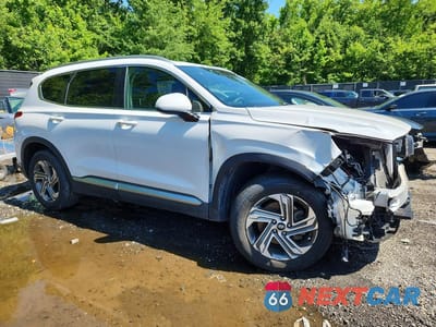 Czwarte zdjęcie samochodu z boku: 2021 HYUNDAI SANTA FE SEL VIN:5NMS24AJ1MH355475 - miniatura
