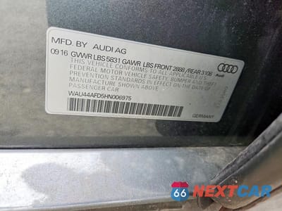 Zdjęcie 12 z 12 samochodu: 2017 AUDI A8 L QUATTRO VIN:WAU44AFD5HN006975 - miniatura