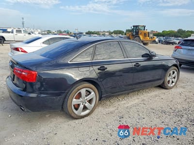 Trzecie zdjęcie samochodu z tyłu: 2012 AUDI A6 PREMIUM PLUS VIN:WAUGGAFCXCN156083 - miniatura
